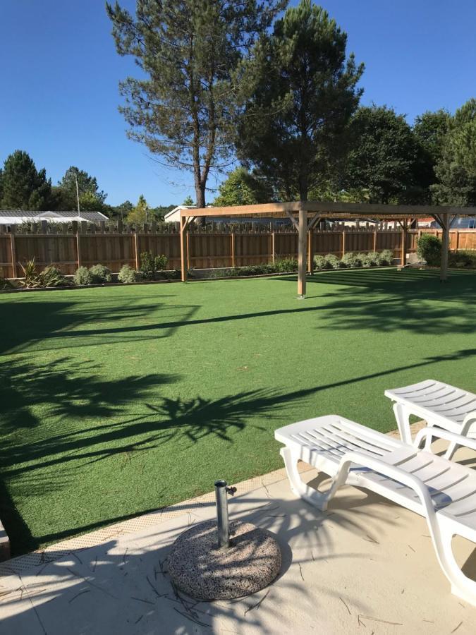 Mobil-home Climatisé 4 personnes camping 5* Lit et mixe Landes Exterior foto