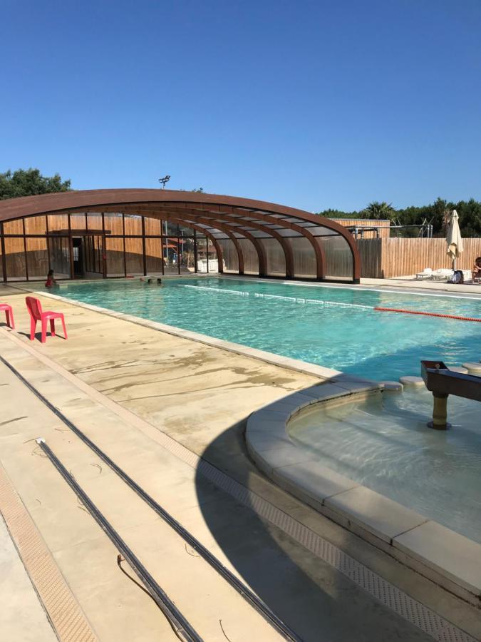 Mobil-home Climatisé 4 personnes camping 5* Lit et mixe Landes Exterior foto