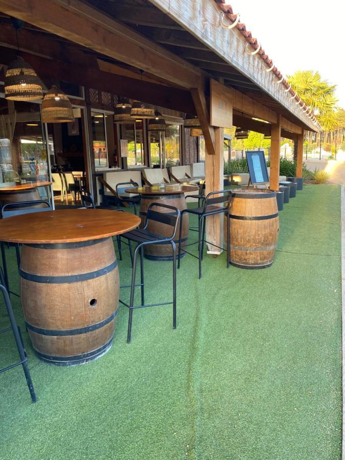 Mobil-home Climatisé 4 personnes camping 5* Lit et mixe Landes Exterior foto