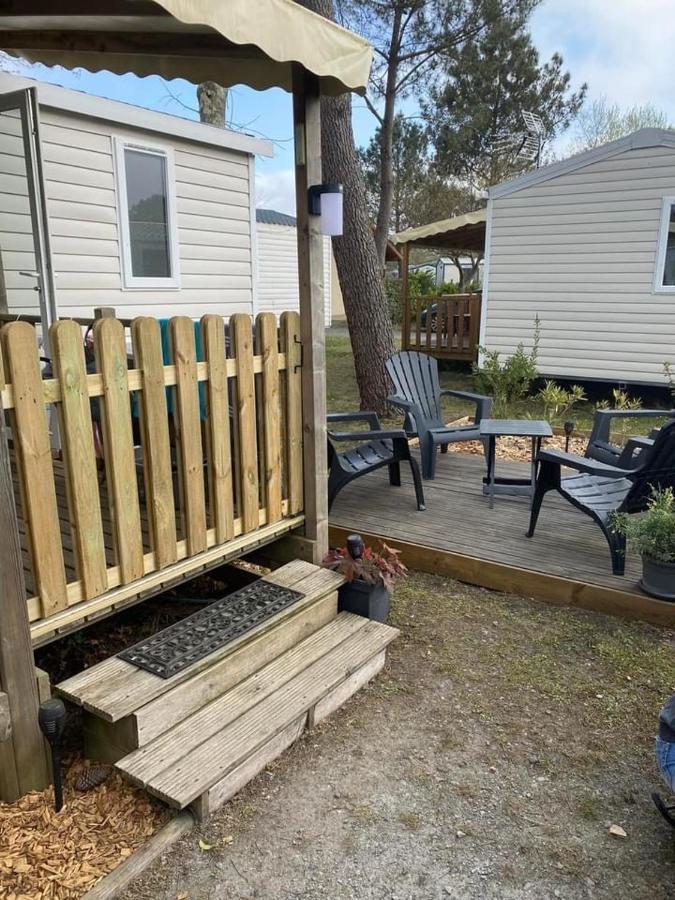 Mobil-home Climatisé 4 personnes camping 5* Lit et mixe Landes Exterior foto