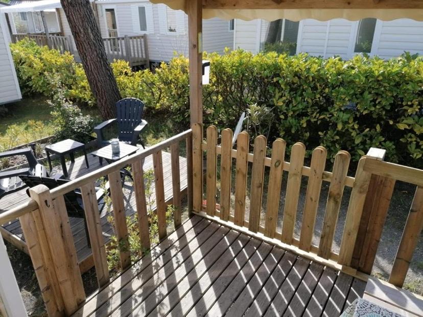 Mobil-home Climatisé 4 personnes camping 5* Lit et mixe Landes Exterior foto